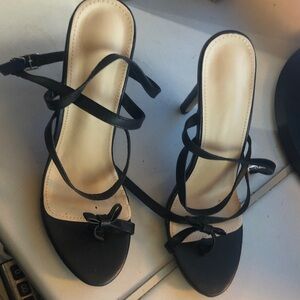 Brand new Elegant Black Strappy Heels